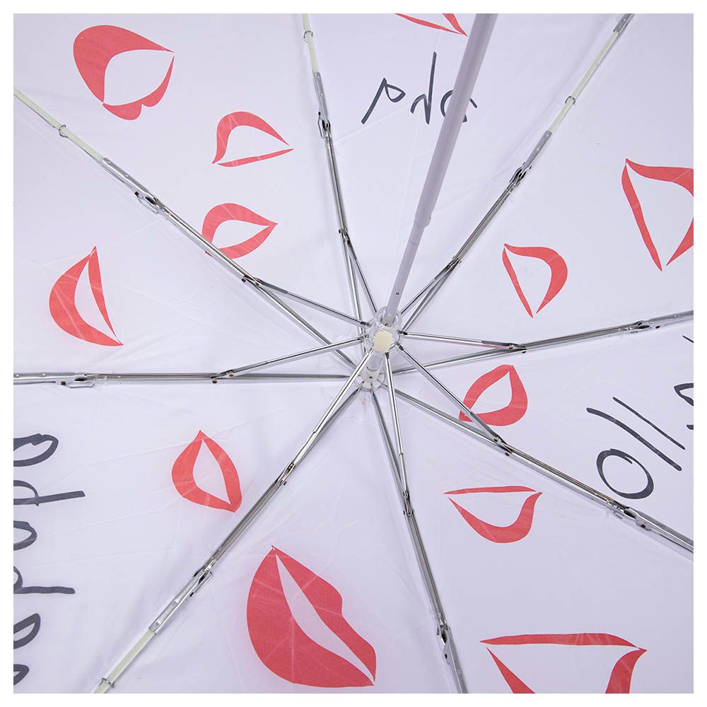 Biggdesign - Languages Mini Umbrella - White