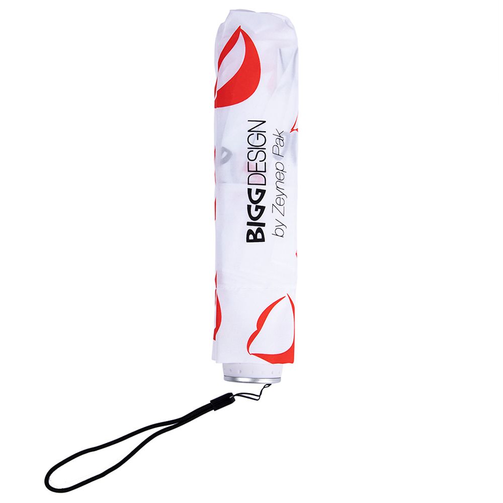 Biggdesign - Languages Mini Umbrella - White