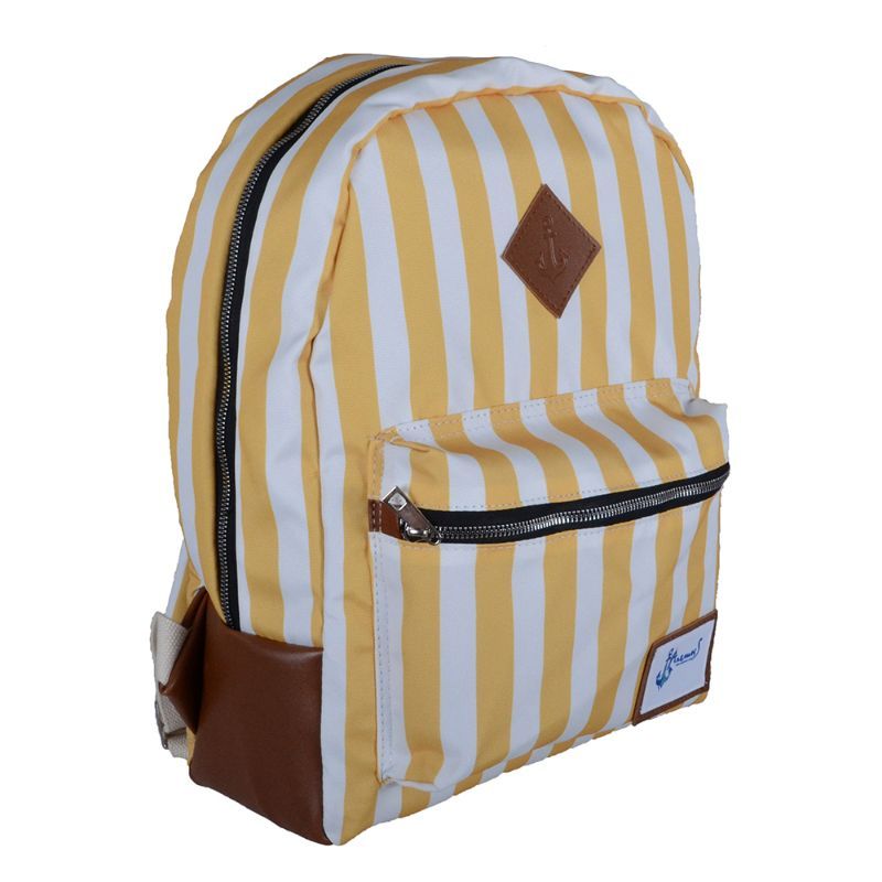 Anemoss - Yellow Striped Backpack - 41cm