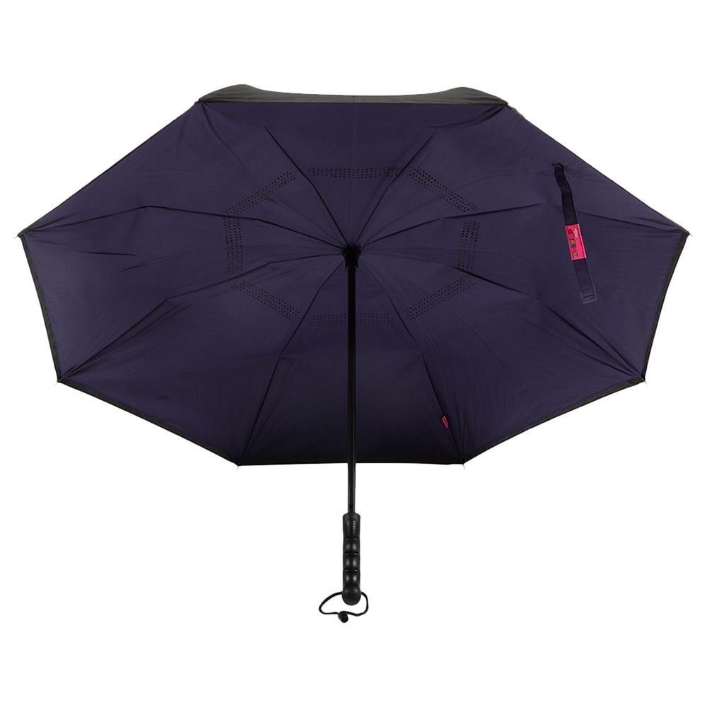 Biggdesign - Moods Up Reverse Umbrella - Black/Purple