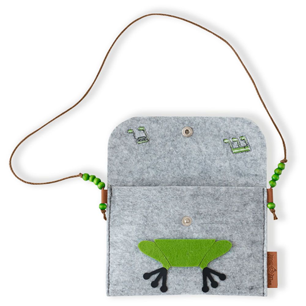 Milk&Moo - Cacha Frog Felt Fabric Shoulder Bag For Kids