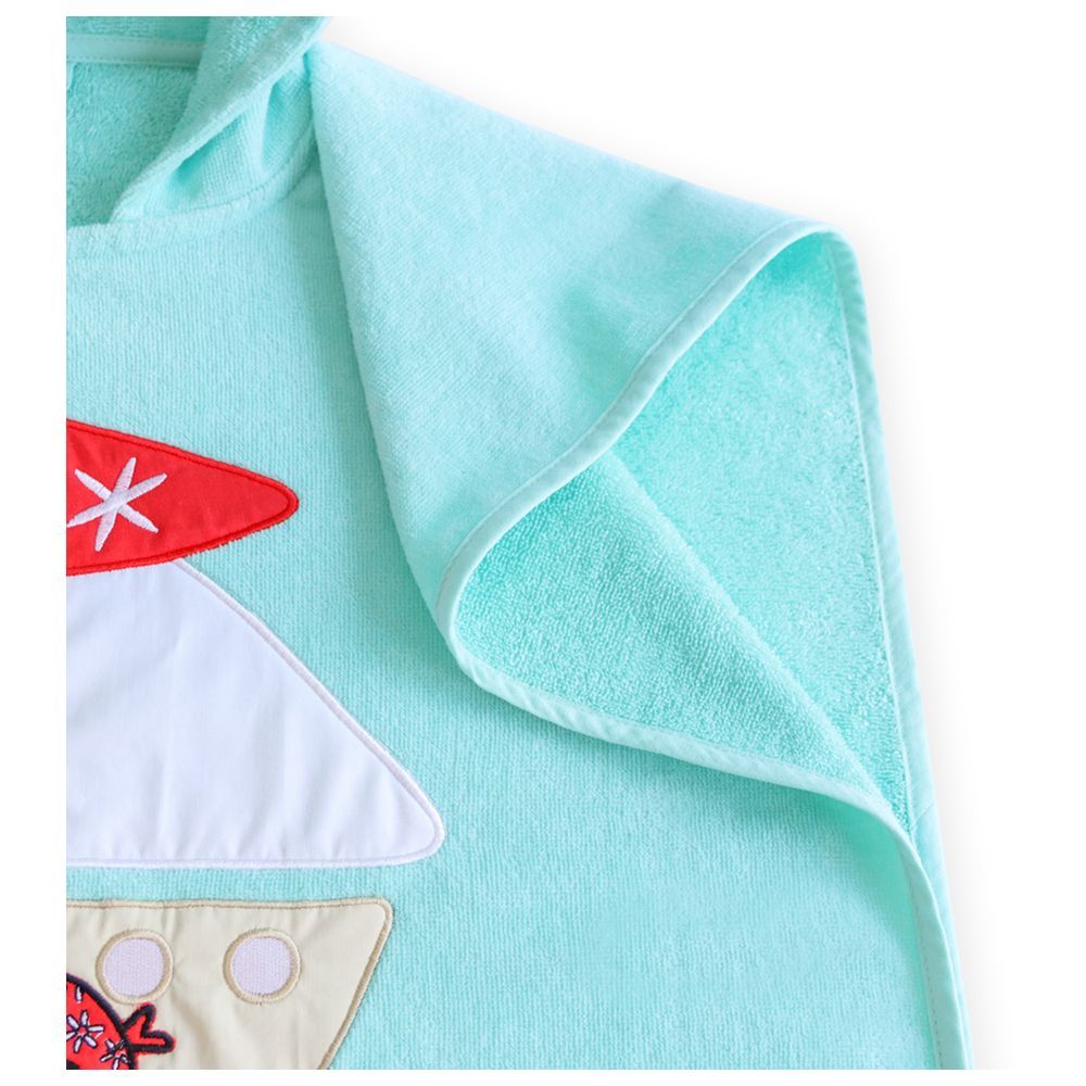 Milk&Moo - Kids Poncho Sailor Octopus - Blue