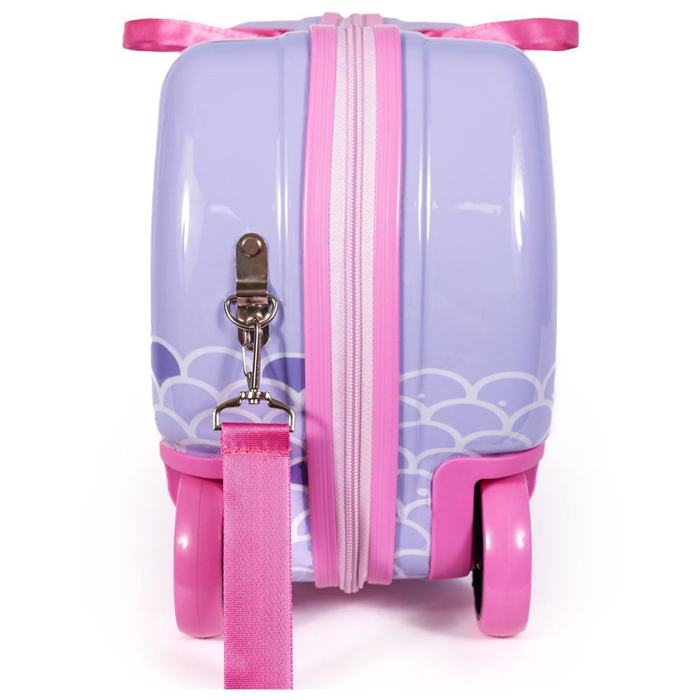 Milk&Moo - Little Mermaid Rideable Kids Suitcase - Purple