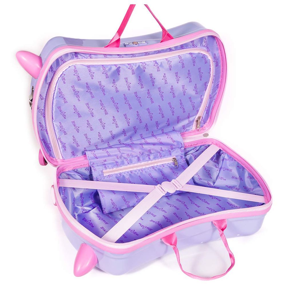 Milk&Moo - Little Mermaid Rideable Kids Suitcase - Purple