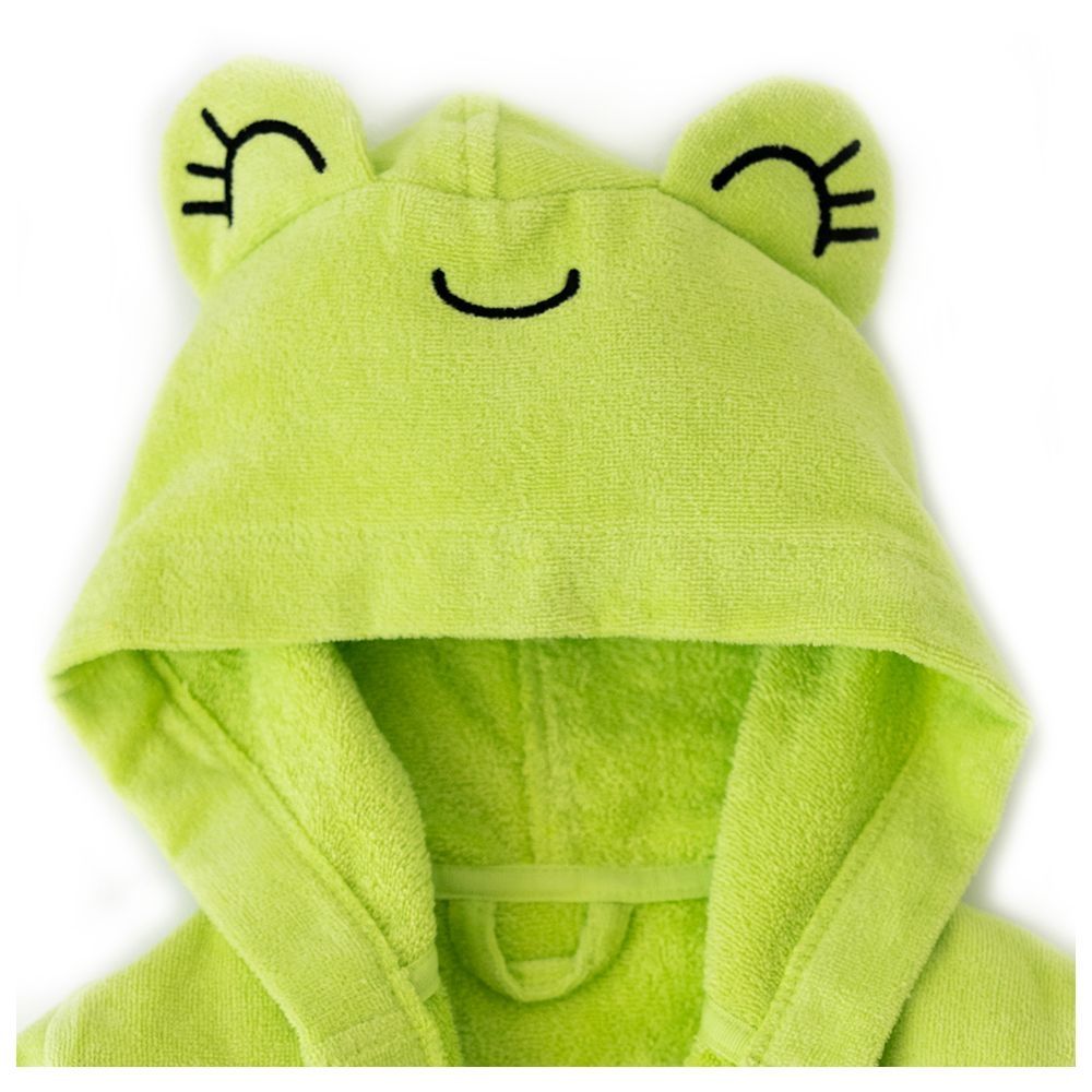 Milk&Moo - Cacha Frog Velvet Bathrobe - Green