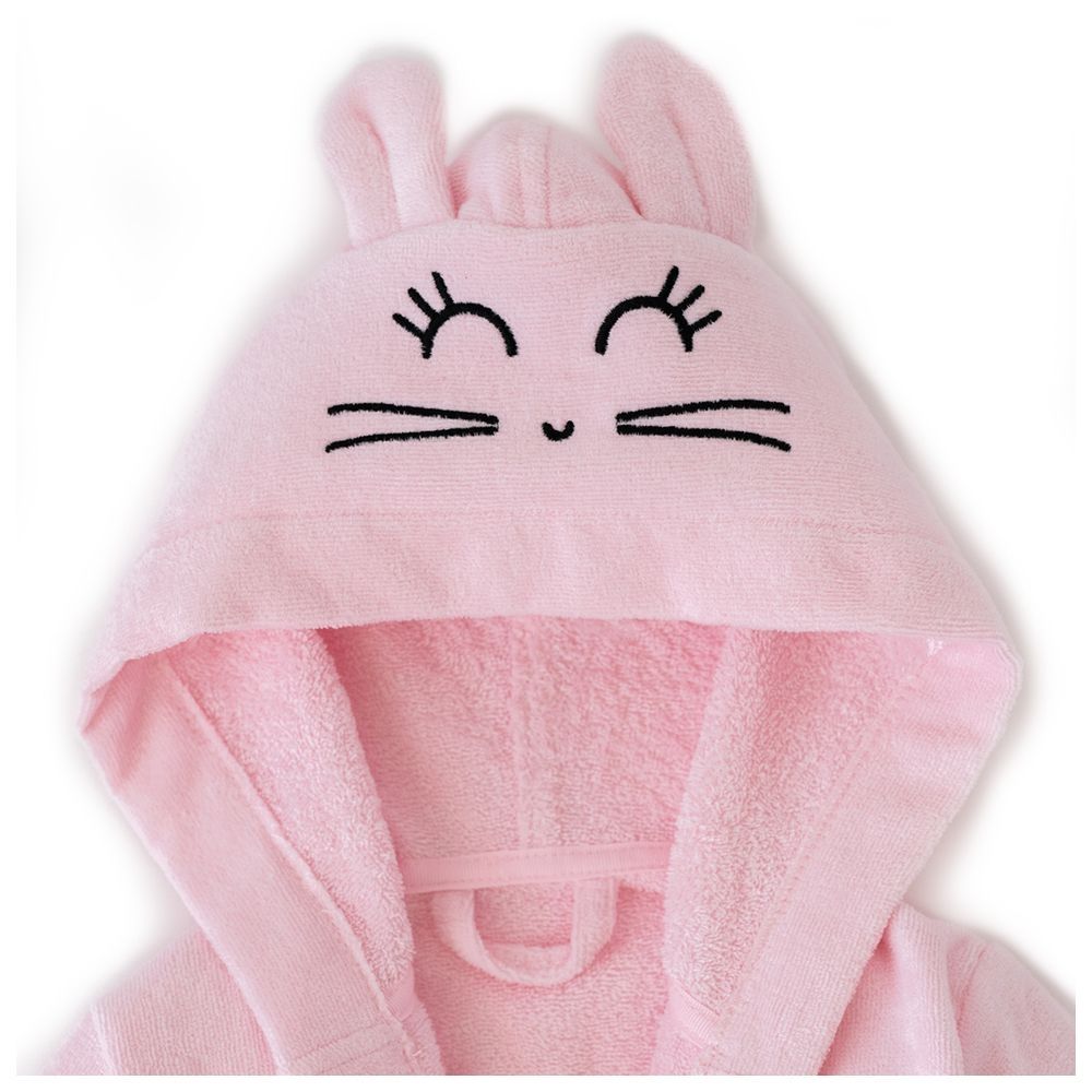 Milk&Moo - Chancin Velvet Bathrobe - Pink