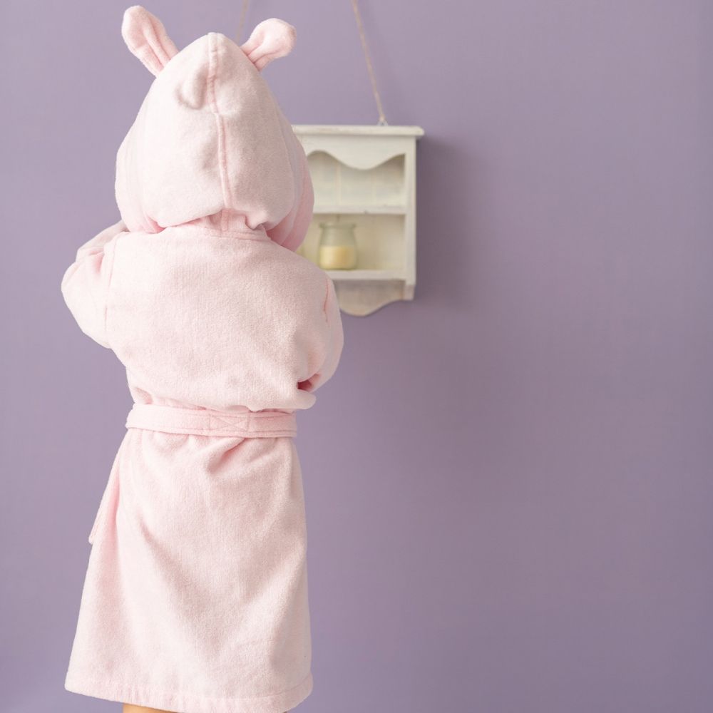 Milk&Moo - Chancin Velvet Bathrobe - Pink