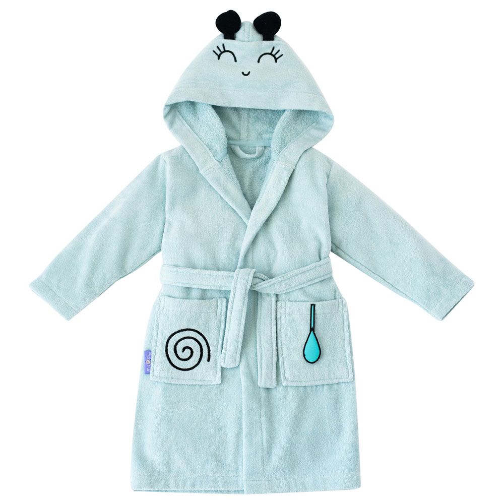 Milk&Moo - Sangaloz Velvet Bathrobe - Blue