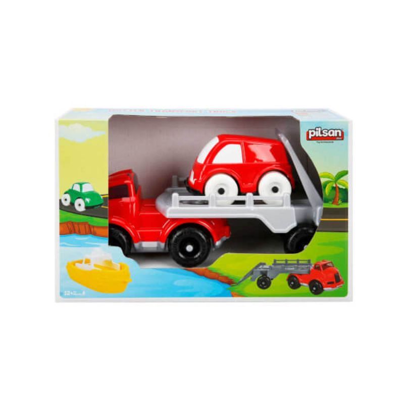 Pilsan Master Transport Truck With Red Car