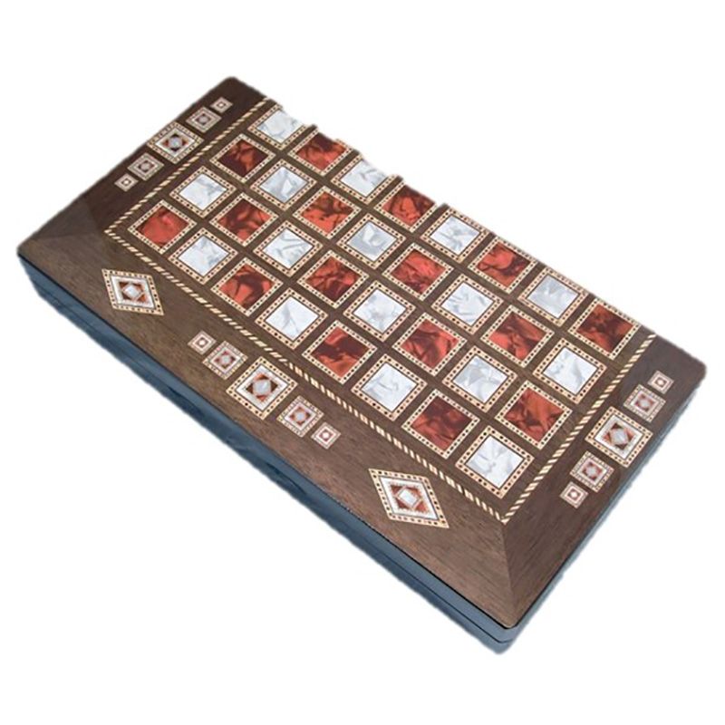 Star Games - Polyester Pearl Backgammon Large