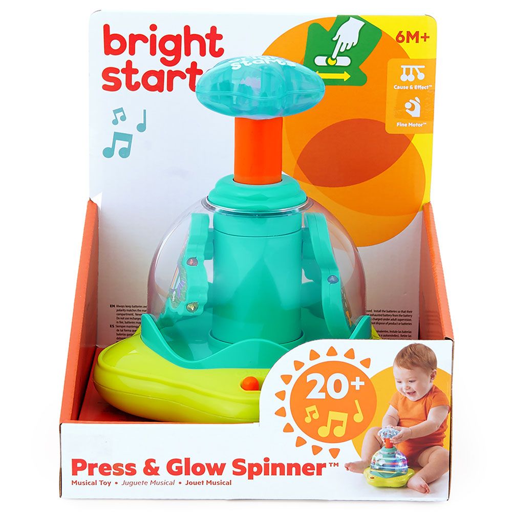 Bright Starts - Press & Glow Spinner