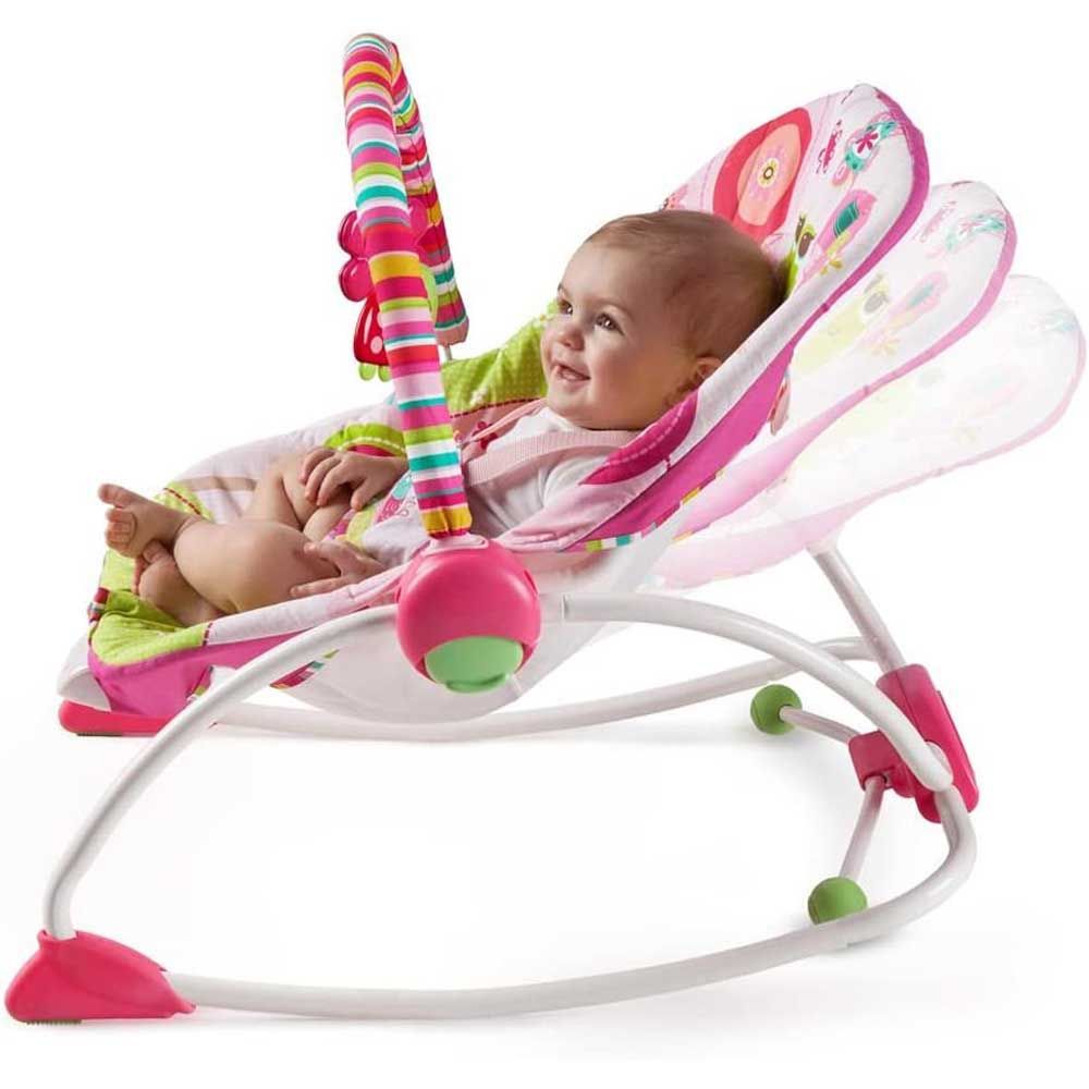 Bright Starts - Raspberry Garden Rocker - Pink