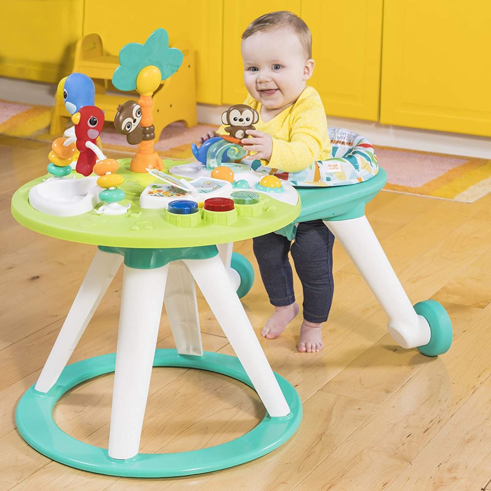 Bright Starts Around We Go Walk Around Activity Center Table 2 In 1 Buy at Best Price from Mumzworld