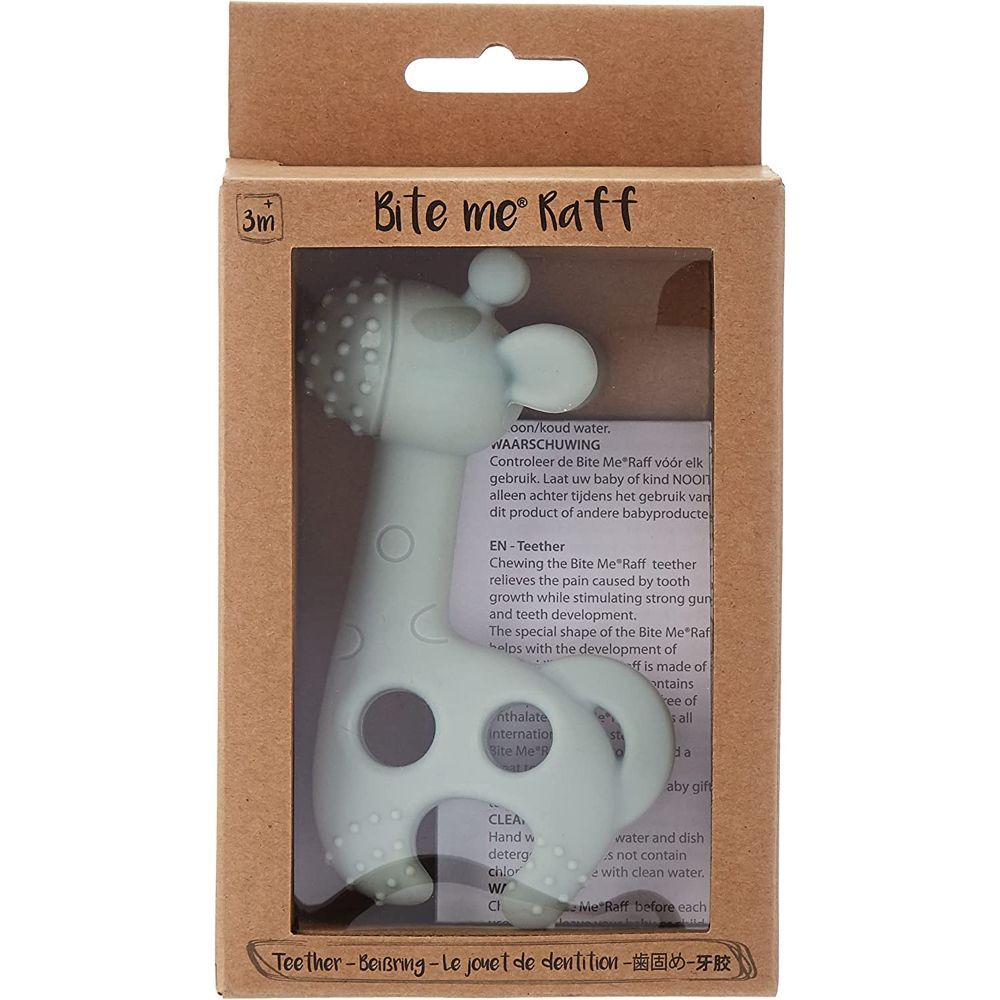 Diaper Champ - Bite Me Raff Teether - Light Green