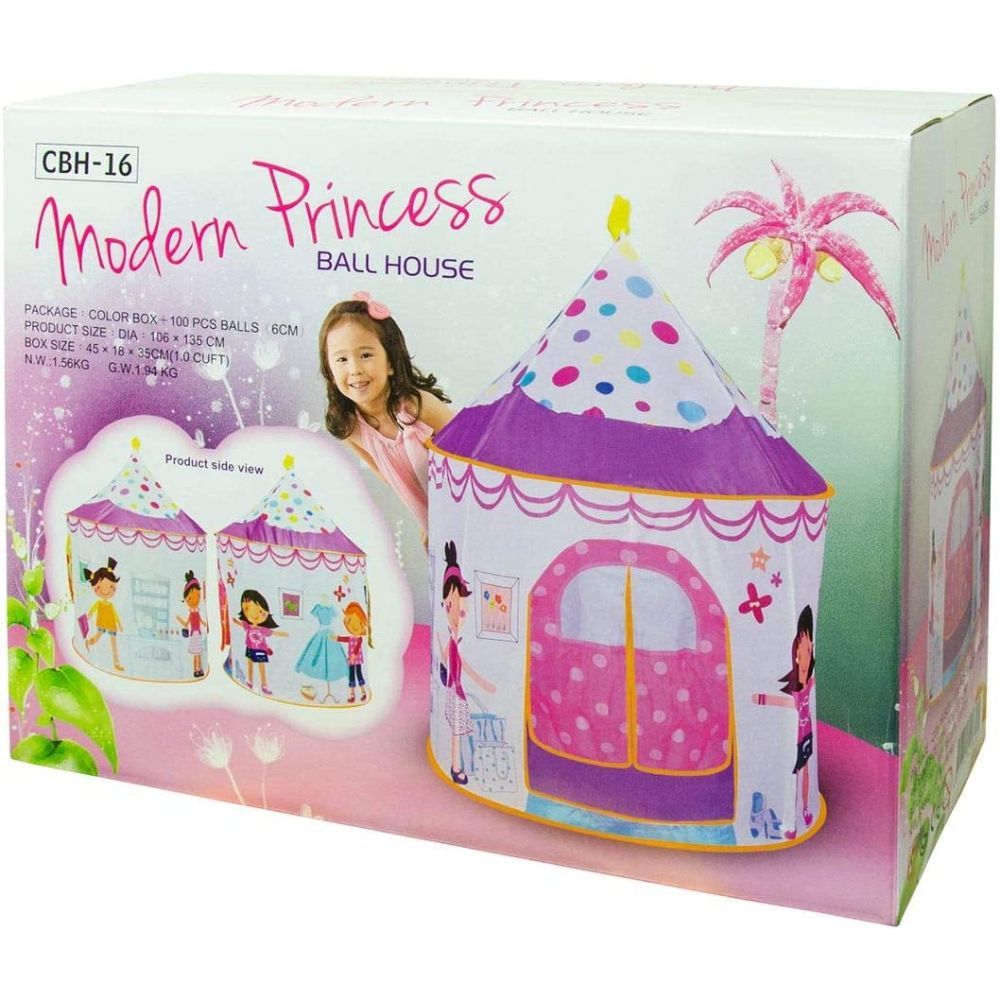 Ching Ching - Modern Princess Ball House With 100pcs Balls