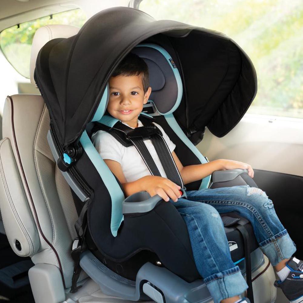 Babytrend - Cover Me 4-in-1 Convertible Car Seat - Desert Blue