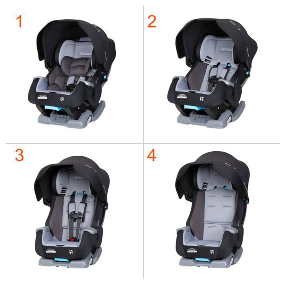 Babytrend - Cover Me 4-In-1 Convertible Car Seat - Dark Moon