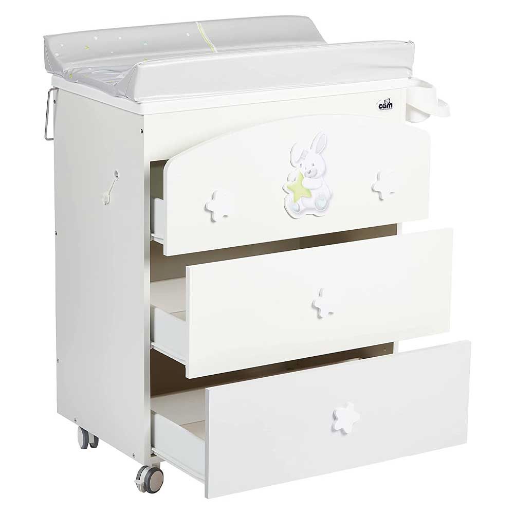 Cam - Baby Changing Station With Cabinet - Grey