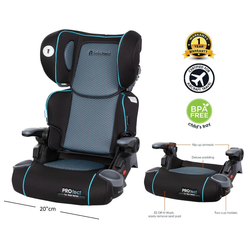 Babytrend - Protect 2-In-1 Folding Booster Seat - Aqua Teach