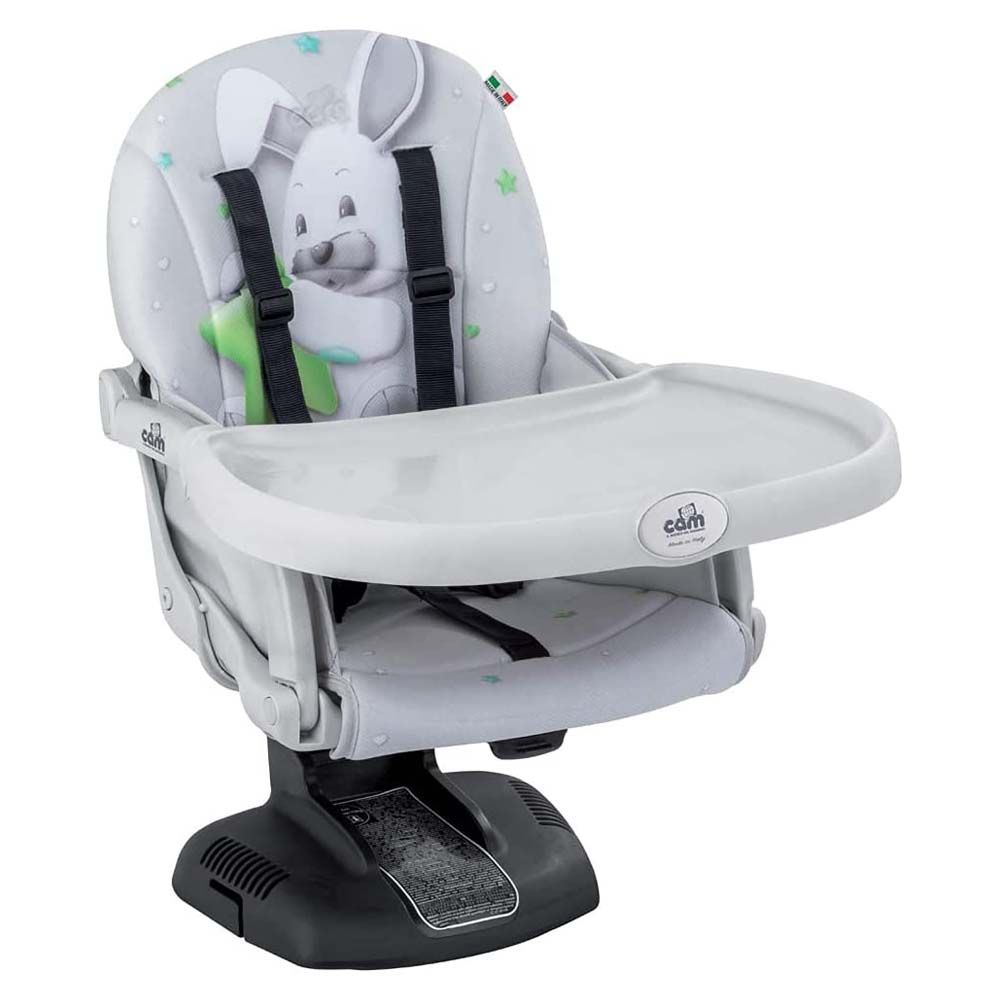 Cam - Idea Booster Feeding Chair - Grey Rabbit