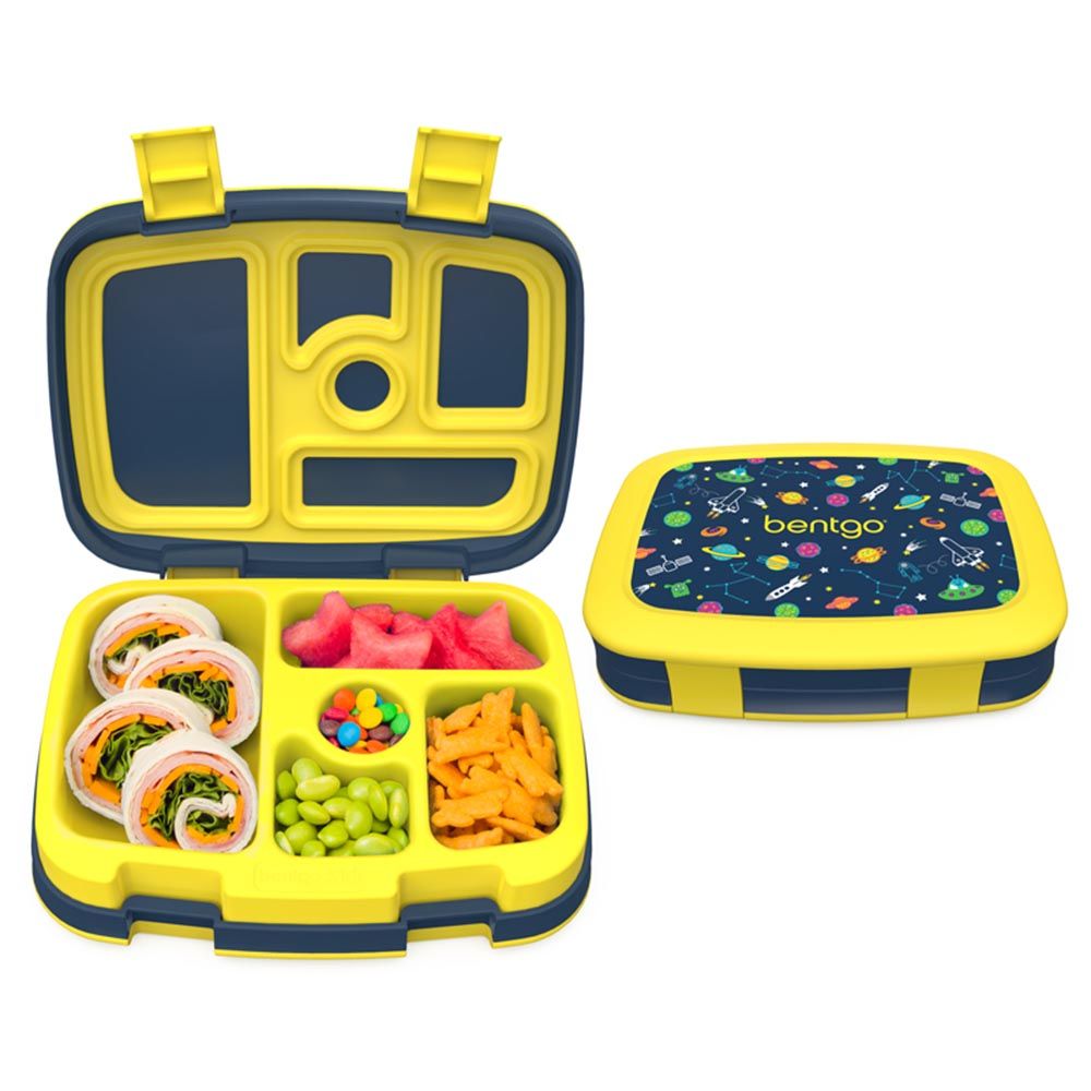 Bentgo - 5 Compartments Kids Prints Lunchbox - Space