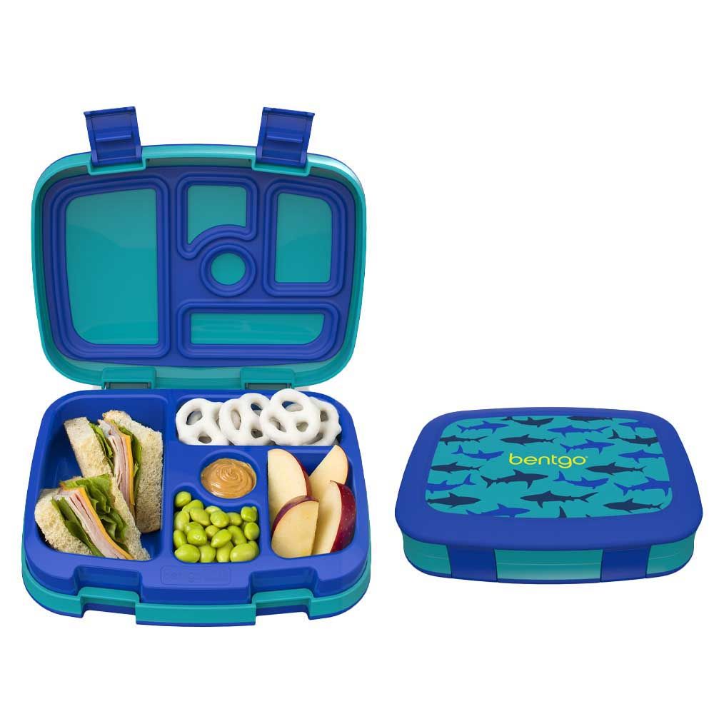 Bentgo - 5 Compartments Kids Prints Lunchbox - Sharks