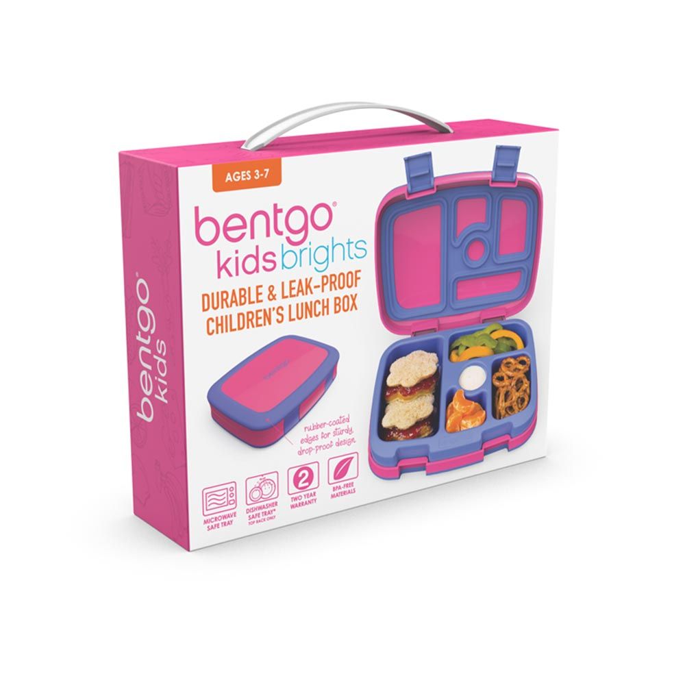 Bentgo - 5 Compartments Kids Birghts Lunchbox - Fushia