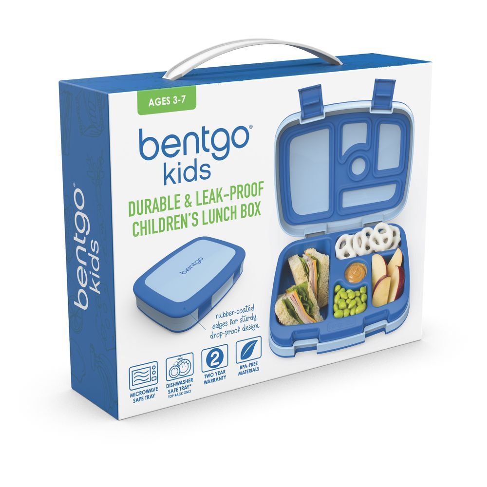 Bentgo - Kids Colour 5 Compartment Lunchbox - Blue