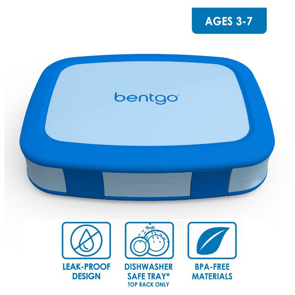 Bentgo - Kids Colour 5 Compartment Lunchbox - Blue