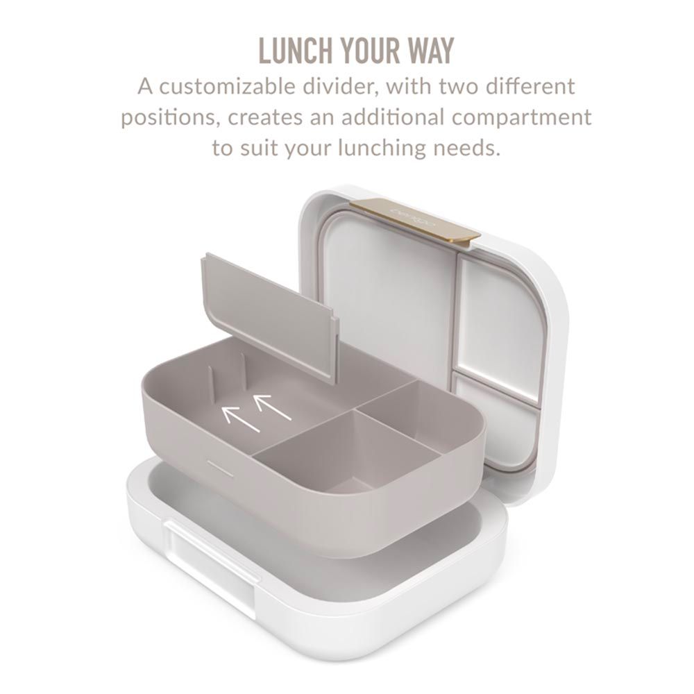 Bentgo - 4 Compartments Modern Adult Lunchbox 850 mL - White