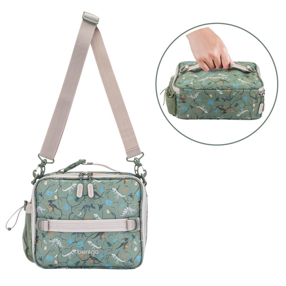 Bentgo - Kids Prints Insulated Lunch Bag - Dino Fossil