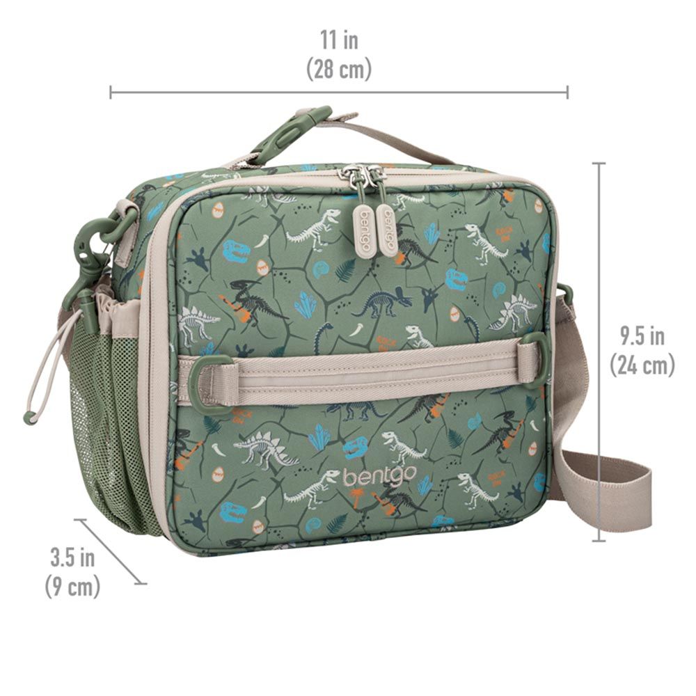 Bentgo - Kids Prints Insulated Lunch Bag - Dino Fossil