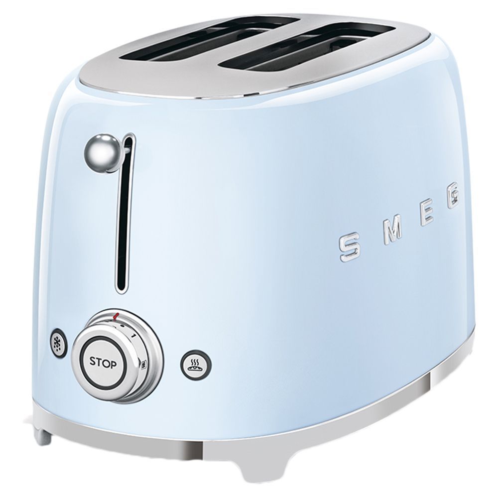 Smeg - 2 Slice Toaster 50's Retro Style 950W - Pastel Blue