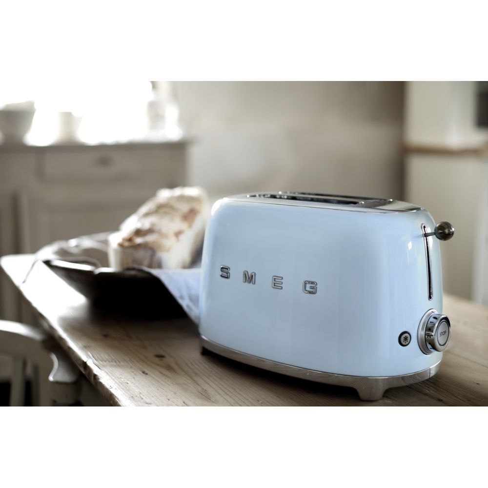 Smeg - 2 Slice Toaster 50's Retro Style 950W - Pastel Blue