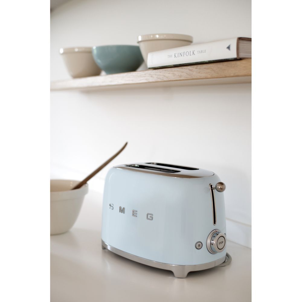 Smeg - 2 Slice Toaster 50's Retro Style 950W - Pastel Blue