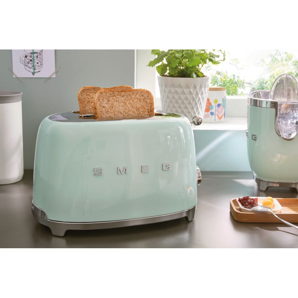 Smeg - 50's Retro Style 2 Slice Toaster - Pastel Green