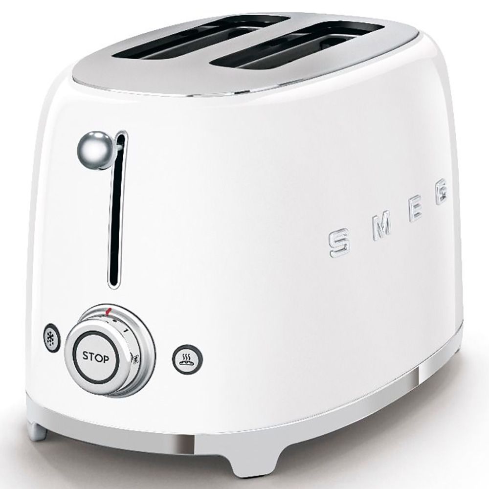 Smeg - 50's Retro Style 2 Slice Toaster - White