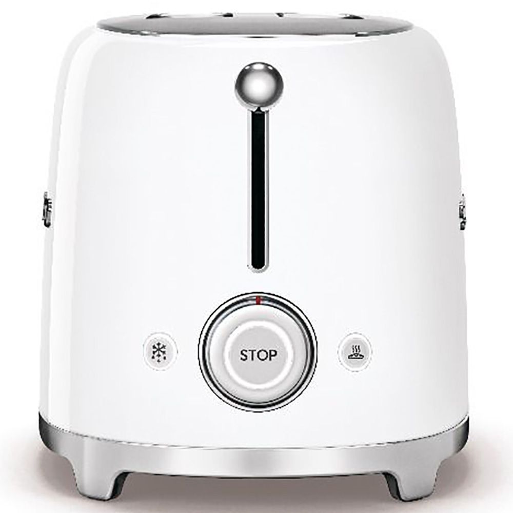 Smeg - 50's Retro Style 2 Slice Toaster - White