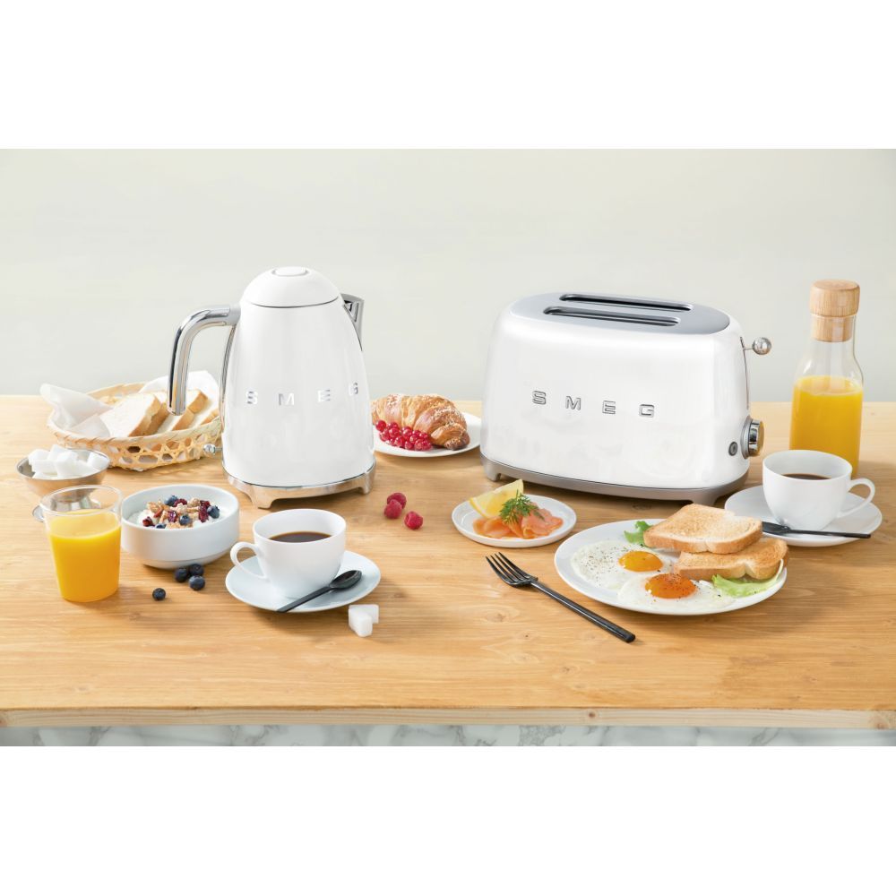 Smeg - 50's Retro Style 2 Slice Toaster - White