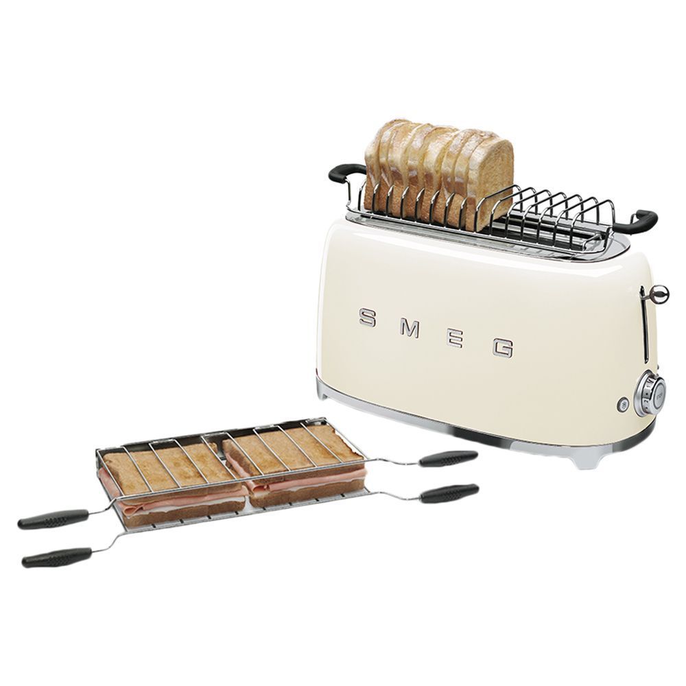 Smeg - 4 Slice Toaster 50's Retro Style - Cream