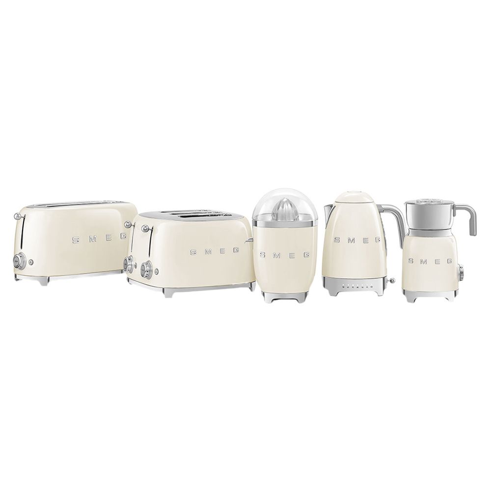 Smeg - 4 Slice Toaster 50's Retro Style - Cream