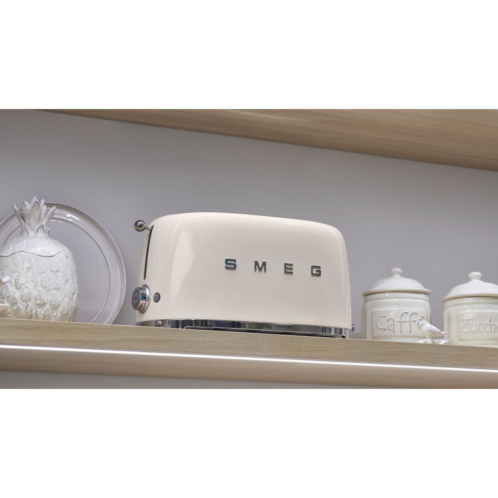 Smeg - 4 Slice Toaster 50's Retro Style - Cream