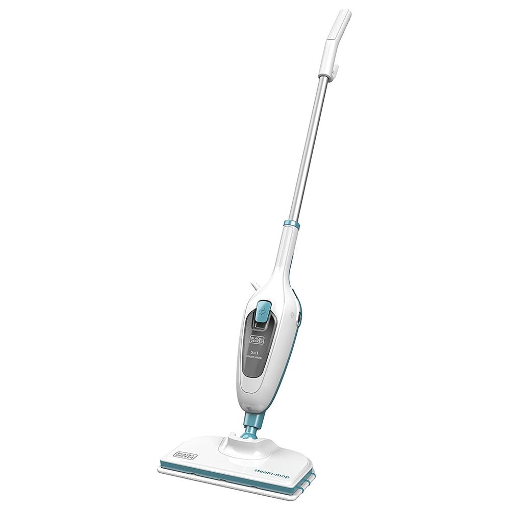 Black&Decker 5-in-1 Steam Mop Cleaner - White/Blue