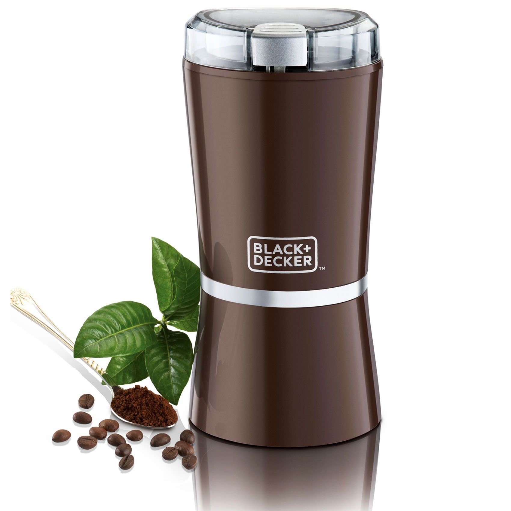 Black+Decker - 150 Watts Coffee Bean Mill - Brown