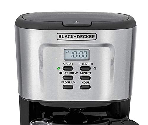 Black+Decker - 900W 12 Cup Coffee maker - Black