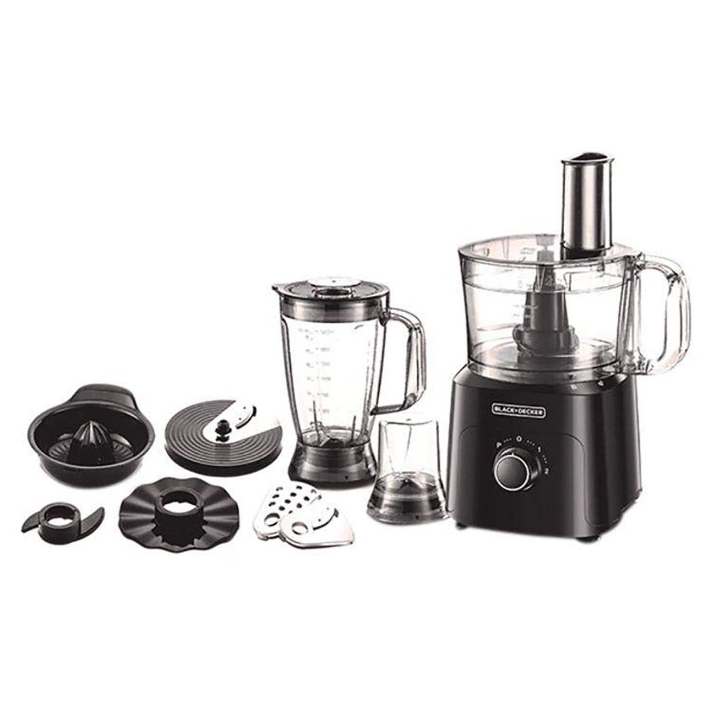 Black+Decker - 34 Functions 5 in 1 Food Processor - Black