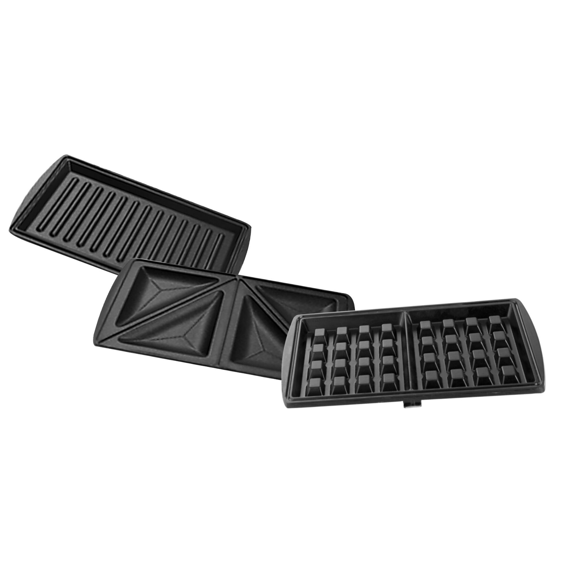 Black+Decker - Sandwich Grill And Waffle Maker - Black