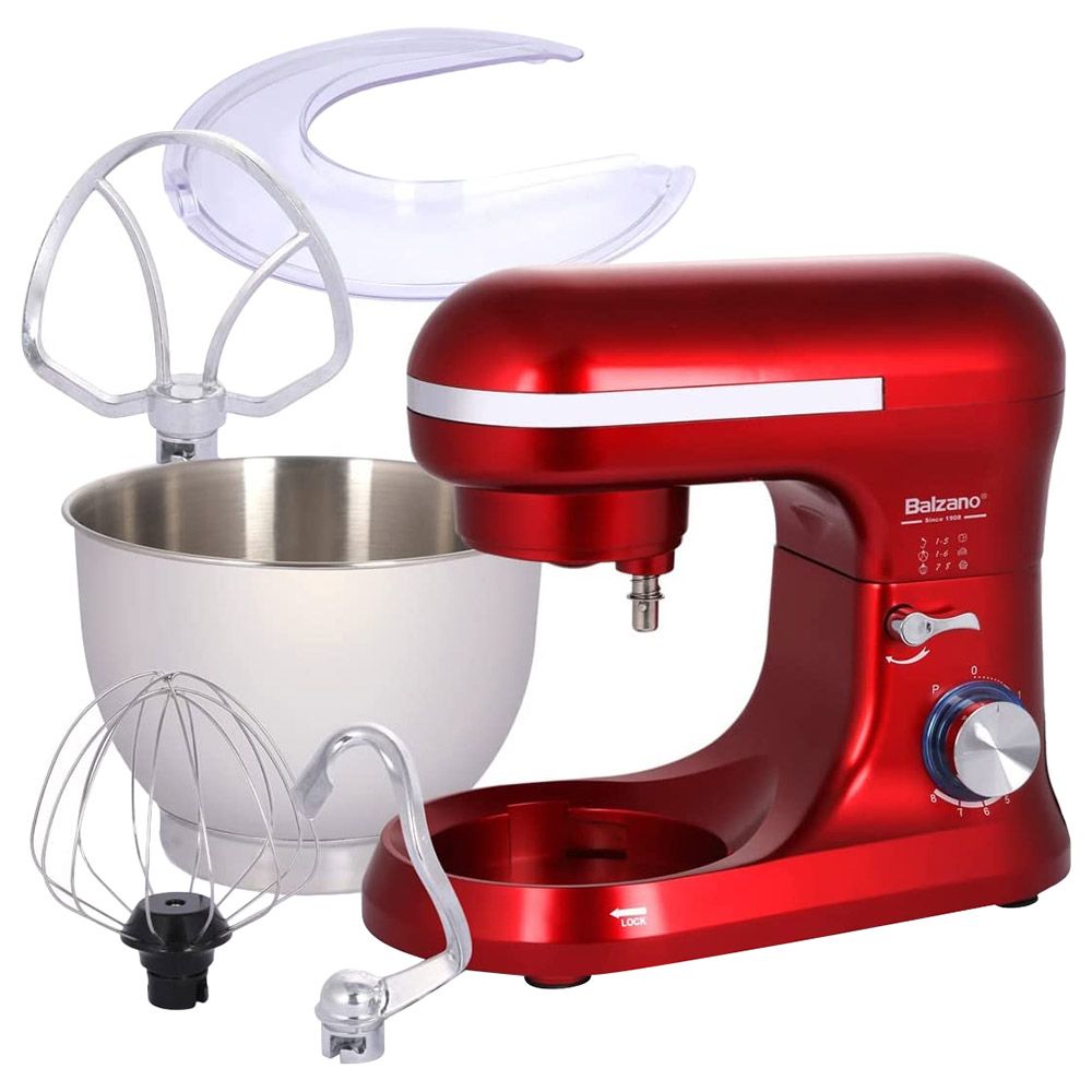 Balzano - Stand Mixer - 3.5Kg/4.5L - Red
 
 