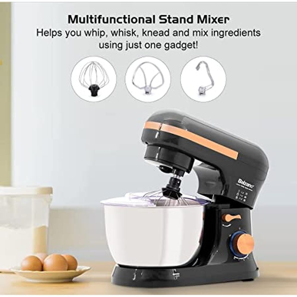 Balzano - Compact & Lightweight Stand Mixer - Black