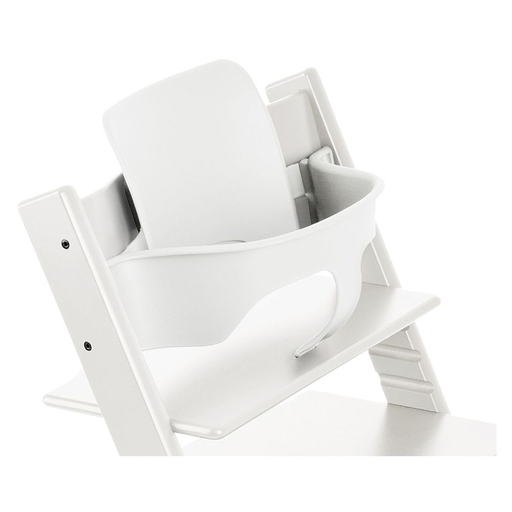 Stokke - Tripp Trapp Wooden High Chair with Baby Set - White